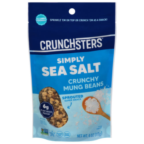 Crunchsters Mung Beans, Simply Sea Salt, Crunchy