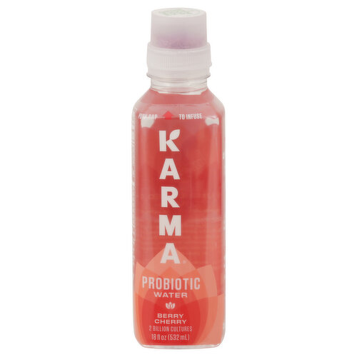 Karma Probiotic Water, Berry Cherry