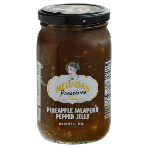 Melinda's Preserves, Pineapple Jalapeno Pepper Jelly