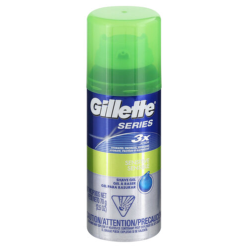 Gillette Series Soothing Shave Gel for men with Aloe Vera