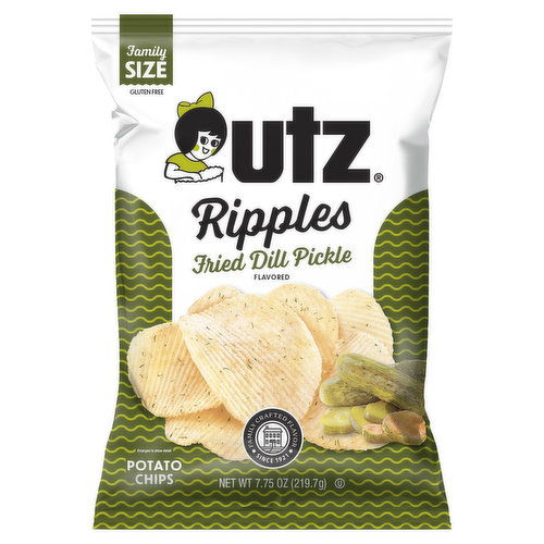 Utz Potato Chips, Original, Family Size - Super 1 Foods