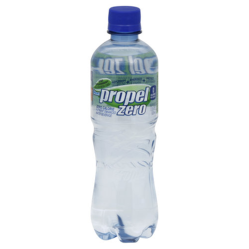With other natural flavors. Replenish: vitamins C & E + Energize: B vitamins + Protect: antioxidants (antioxidant vitamins C & E). 0 calories per bottle. Sugar free. Low sodium.
