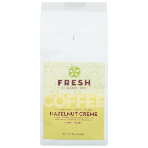 Fresh by Brookshire's Hazelnut Creme Coffee, Ground