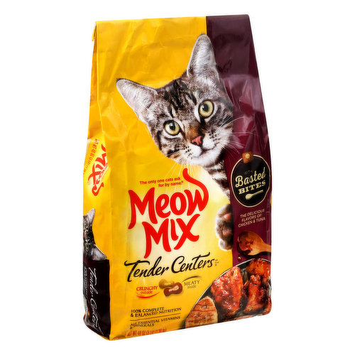 Meow Mix Cat Food, Tenders in Sauce, with Real Tuna & Whole Shrimp