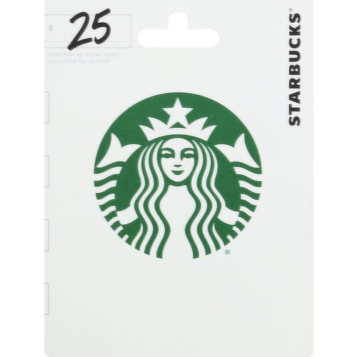 Starbucks Gift Card, $25