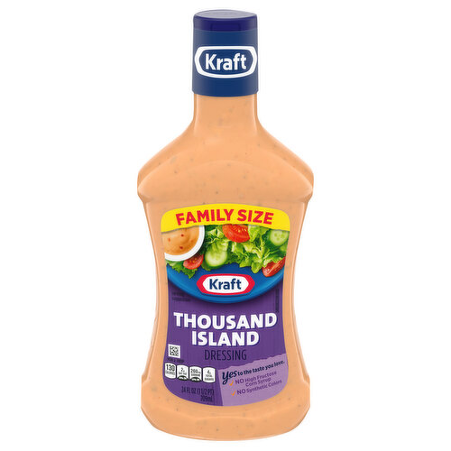 Kraft Dressing, Thousand Island, Family Size