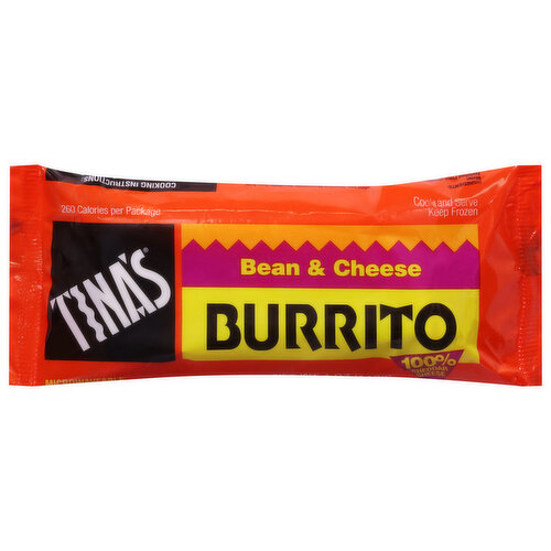 Tina's Burrito, Bean & Cheese