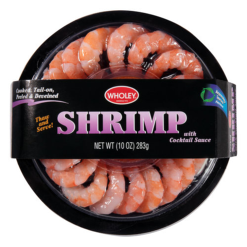 Wholey Shrimp with Cocktail Sauce