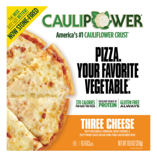 Caulipower Pizza, Three Cheese