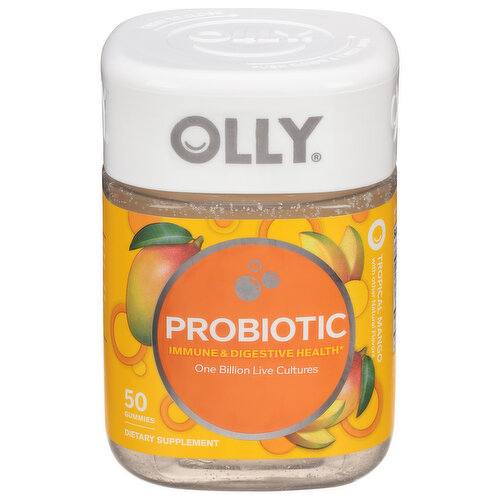 Olly Probiotic, Gummies, Tropical Mango