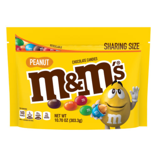 Calories in M&M's Peanut M&M's (Fun Size) and Nutrition Facts