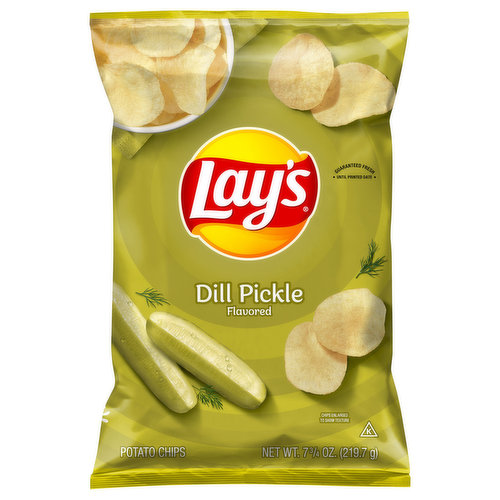 Lay's Potato Chips, Dill Pickle Flavored