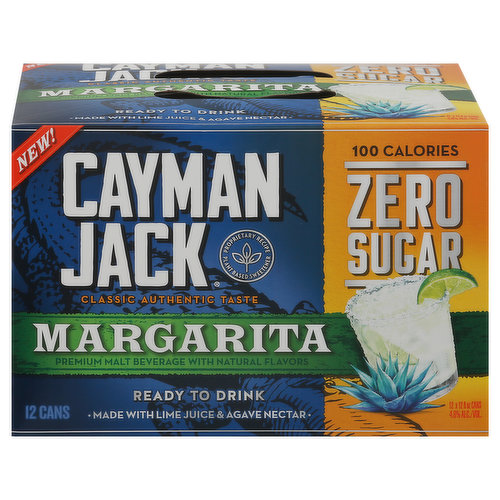 Cayman Jack Margarita, Zero Sugar