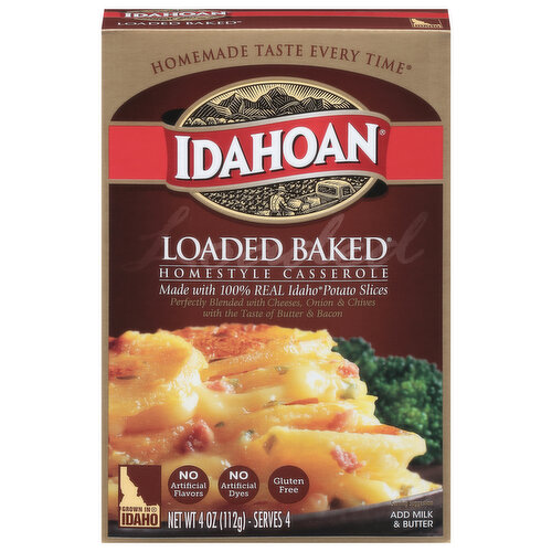 Idahoan Casserole, Homestyle, Loaded Baked