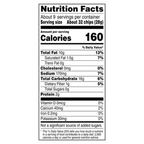 chili cheese fritos nutrition facts