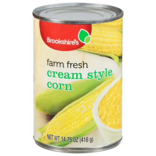 Brookshire's Cream Style Corn, Farm Fresh