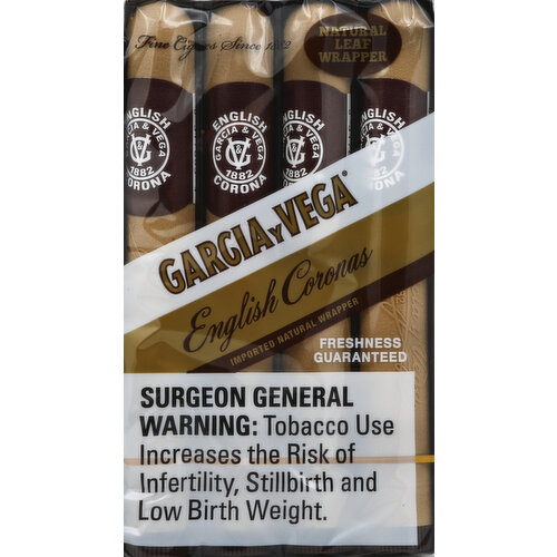 Garcia Y Vega Cigars, English Coronas