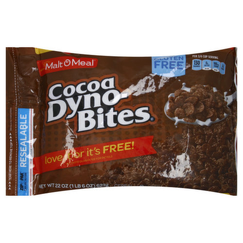 Malt O Meal Cereal, Cocoa Dyno Bites, Family Size