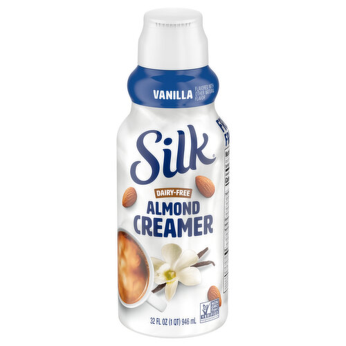 Silk Vanilla Almond Liquid Coffee Creamer - Shop Coffee Creamer at H-E-B