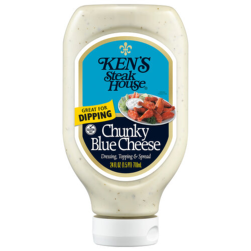 Ken's Steak House Dressing, Topping & Spread, Chunky Blue Cheese