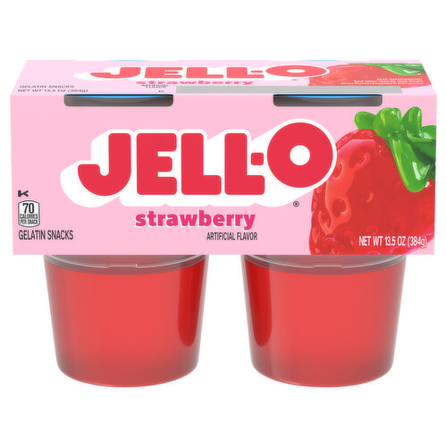 Jell-o Original Strawberry Gelatin Snacks