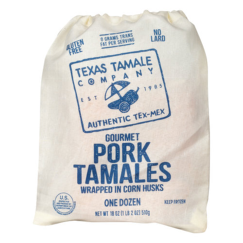 Texas Tamale Pork Tamales, Gourmet