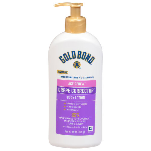 Gold Bond Body Lotion, Crepe Corrector