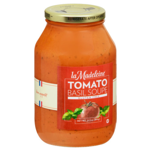 La Madeleine Tomato Basil Soupe Gluten Free FRESH by Brookshire s