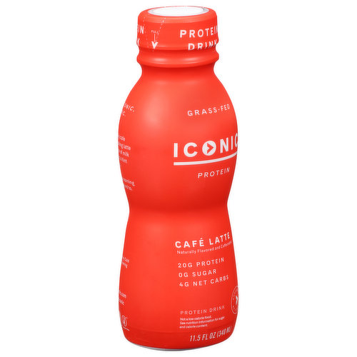  ICONIC Protein Powder, Vanilla Bean - Sugar Free, Low