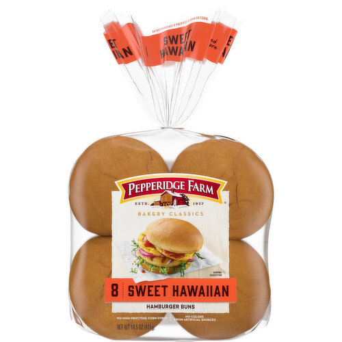 Pepperidge Farm Hamburger Buns, Sweet Hawaiian