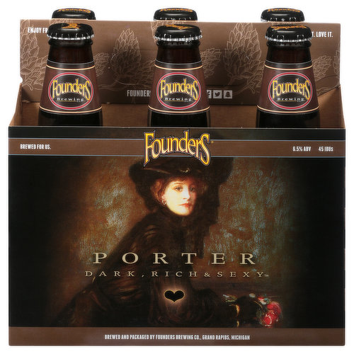 Founders Beer, Porter Dark Rich & Sexy