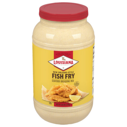 Louisiana Fish Fry Products Seafood Breading Mix, Fish Fry, New Orleans-Style