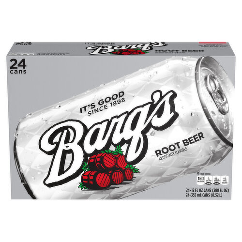 Barq's Root Beer, Zero Sugar, Fridge Pack - Super 1 Foods