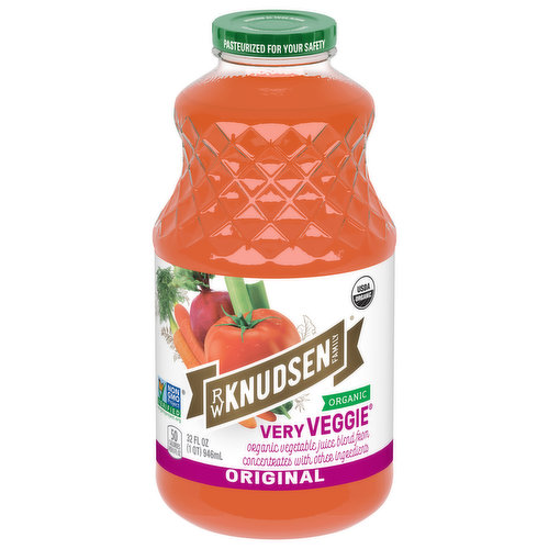 RW Knudsen Family Juice Blend, Organic, Very Veggie