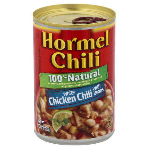 Hormel Chicken Chili, with Beans, White