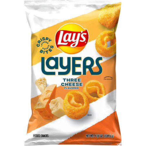 Lay's Potato Snacks, Three Cheese Flavored