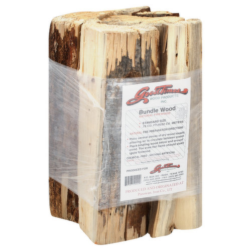 Homeford Natural Birch Wood Roped Log Bundle, 18-Inch, 6-Count