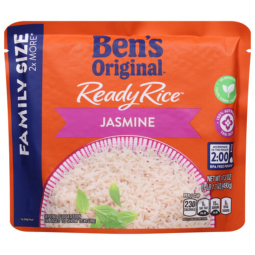 Ben's Original Rice, Jasmine, Family Size