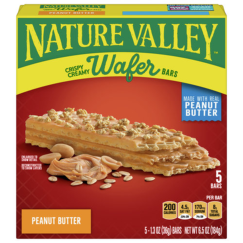 Nature Valley Wafer, Peanut Butter, Crispy Creamy