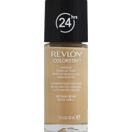 Revlon Makeup, Combination/Oily, Sand Beige 180, Broad Spectrum SPF 15