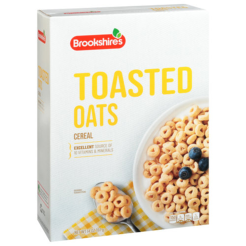 Brookshire's Cereal, Honey Nut, Toasted Oats - Brookshire's