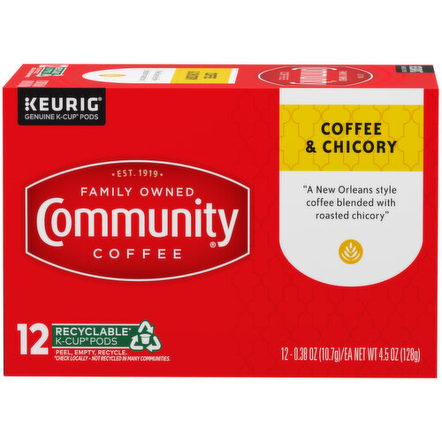 Community Coffee & Chicory Single-Serve Cups