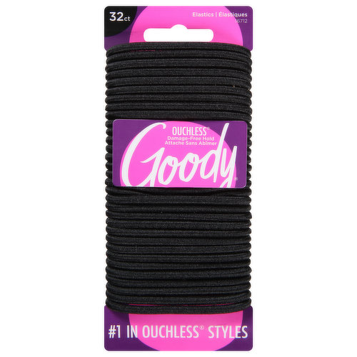 Goody Elastics, Braided, Black