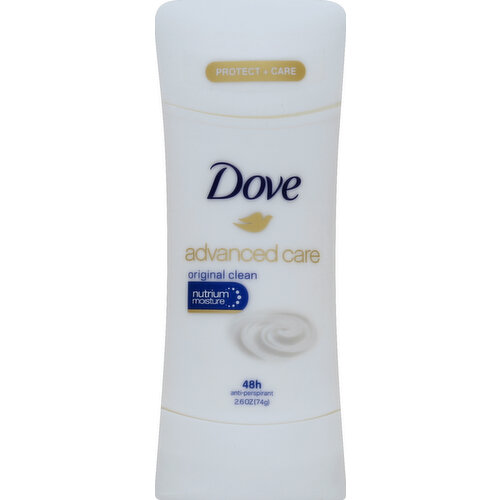 Dove Anti-Perspirant, Advanced Care, Original Clean