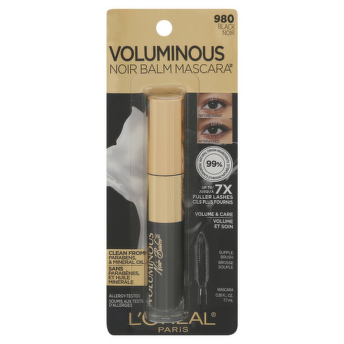 L'Oreal Mascara, Voluminous, Black 980