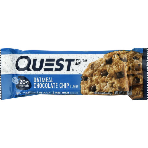 Quest Protein Bar, Oatmeal Chocolate Chip Flavor