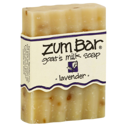 Zum Bar Soap, Goat's Milk, Lavender