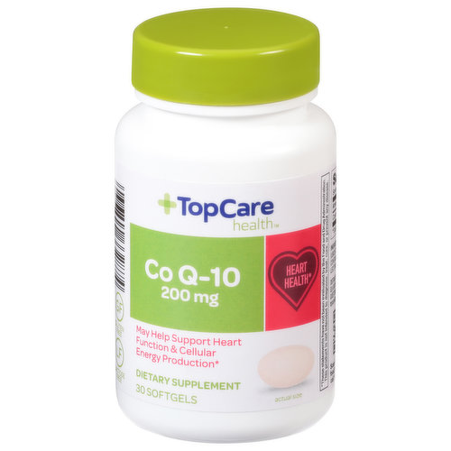 TopCare Co Q-10, 200 mg, Softgels