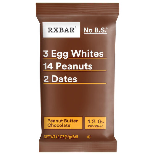 Rxbar Protein Bar, Peanut Butter Chocolate