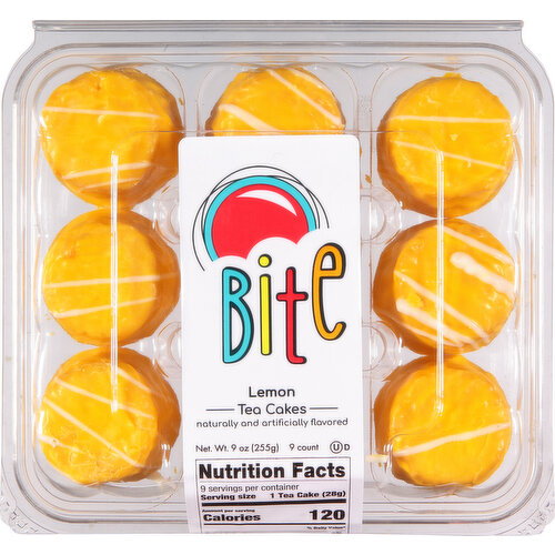 Bite Tea Cakes, Lemon